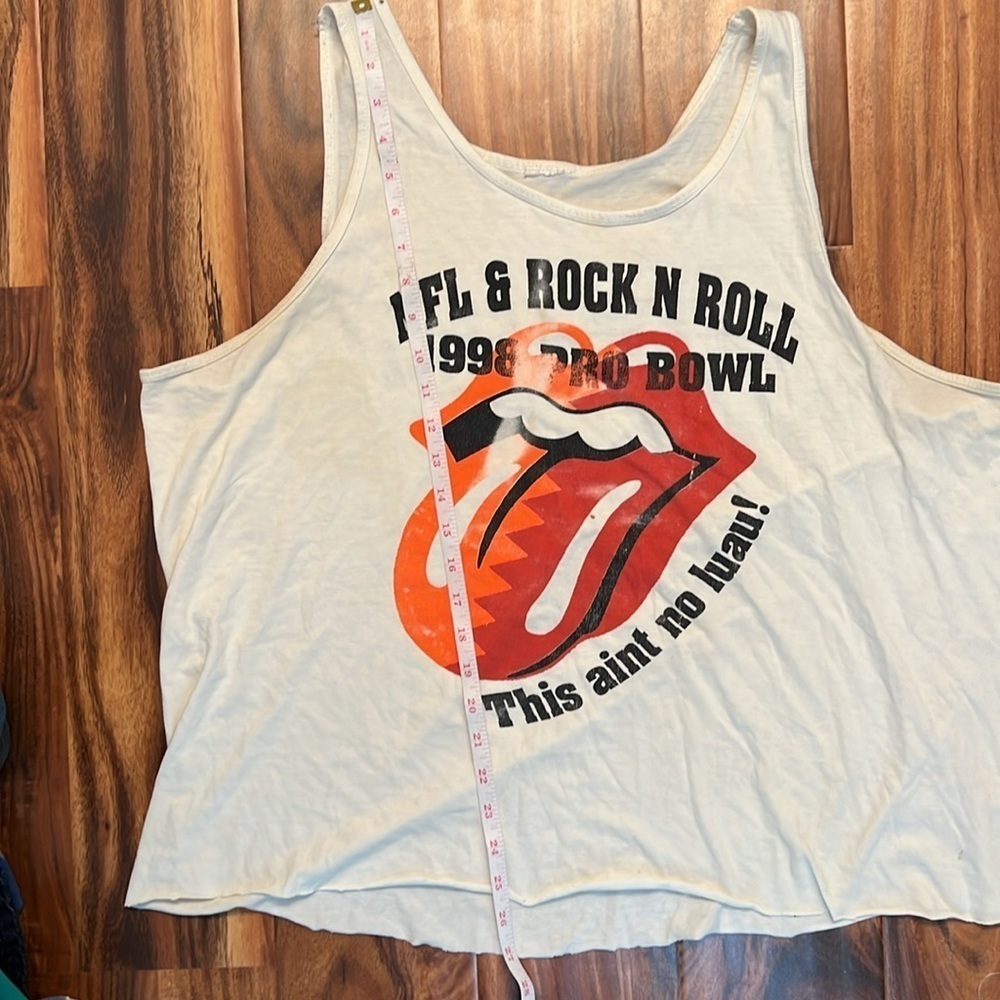 Vintage, 1998 NFL Pro Bowl - Rolling Stones tank top - RARE! - Picture 6 of 6